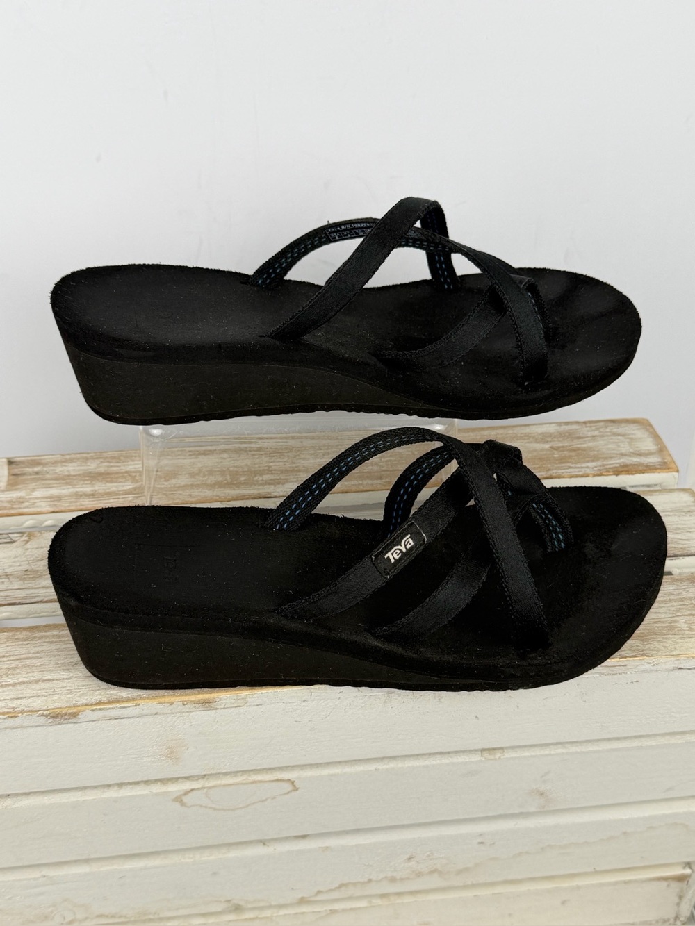 Teva Women's Mush Mandalyn Wedge Ola 2 sandals size 8
